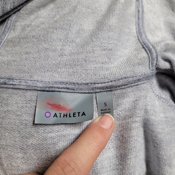 Athleta Studio Hoodie in Navy Heather - Picture 3 of 5